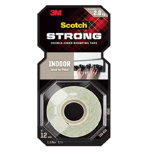 3M Scotch INDOOR Double Sided Mounting Tape 12MM – Soca Computer ...