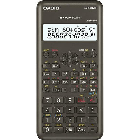 Casio 10 + 2 Scientific Calculator FX-350MS 2nd Edition