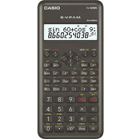 Casio 10 + 2 Scientific Calculator FX-82MS 2nd Edition