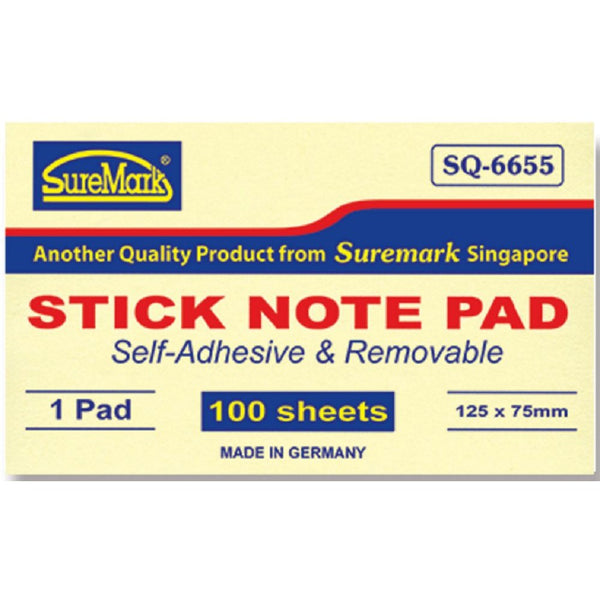 Suremark Stick Note Pad 3 X 5
