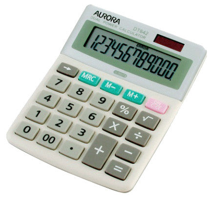Aurora Calculator DT 642 12 Digit - Soca Computer Accessories Supplies