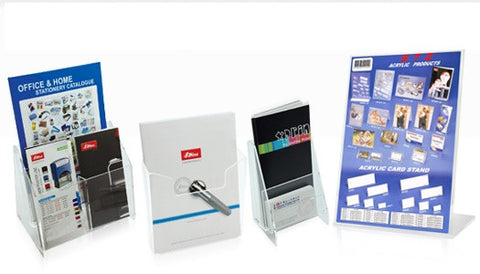 STZ Acrylic Stand  A4 Vertical / Horizontal - Soca Computer Accessories Supplies